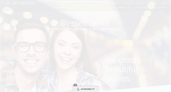 Desktop Screenshot of blesseddental.com